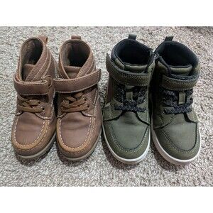 The Children’s Place Cat & Jack Dress Tan Green Brown Size 10 Toddler Excellent